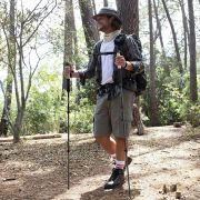 Bastones De Trekking De Fibra De Carbono 135cm