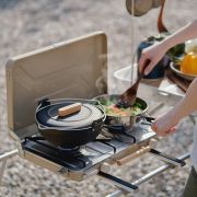 Cocina Anafe Doble Portátil Con Estuche