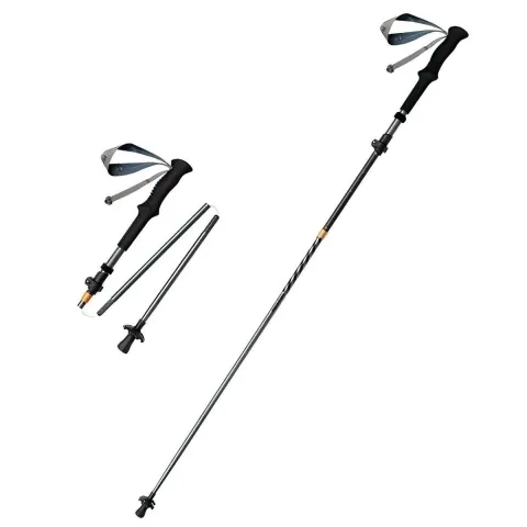 Bastones de trekking Carbono y Aluminio 5 Secciones