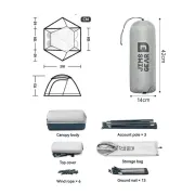 Carpa Ultraliviana Bealock 2 Personas