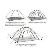 Carpa Monocapa P Series 2 Personas